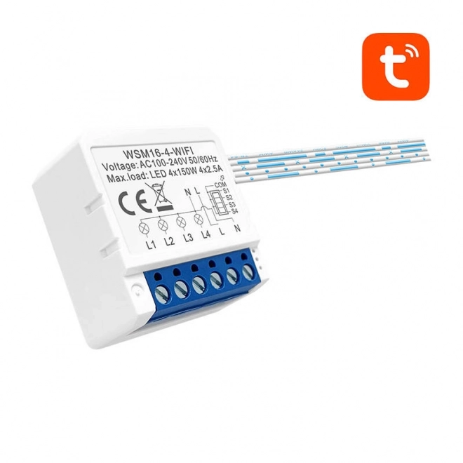 Slimme WiFi-schakelmodule Avatto WSM16 TUYA – W4