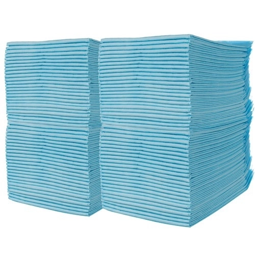 Absorberende hygiënische onderlegger voor dieren 60 x 40 cm - 100 stuks