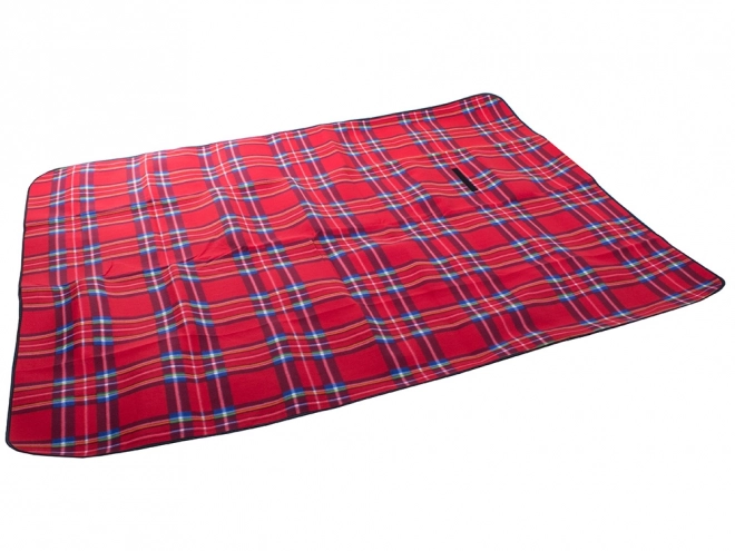 Opvouwbare picknickdeken rood 150 x 200 cm