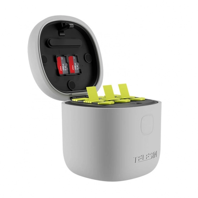 Waterdichte oplader Telesin Allin box voor GoPro Hero 9 / Hero 10 + 3 batterijen