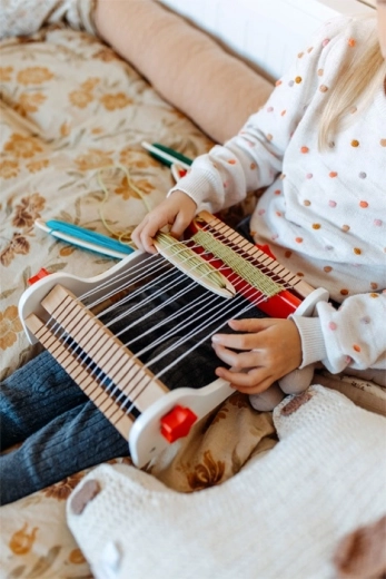 Grote spanschroef voor kinderhanden