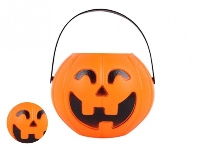 Pompoen emmer voor Halloween snoepjes
