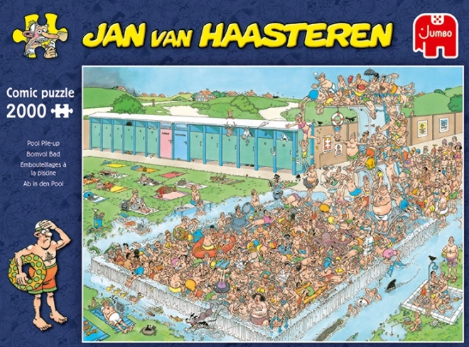 Jumbo puzzel – plezier in het zwembad 2000 stukjes