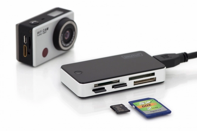 5-poorts USB 3.0 SuperSpeed kaartlezer
