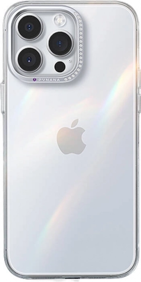 Gletsjerhoesje voor iPhone 15 Pro transparant