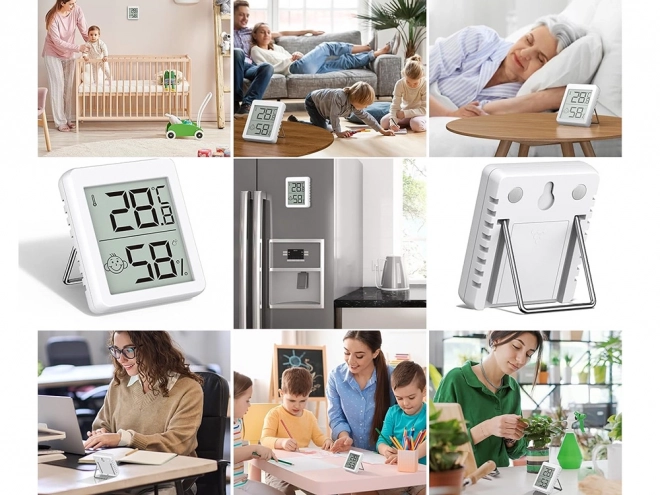 Digitale thermometer met hygrometer voor thuis