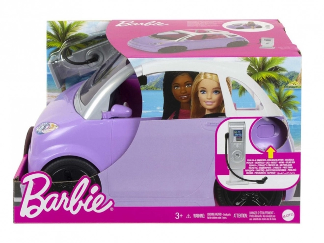 Auto Cabrio voor Barbie met elektronische laadstation