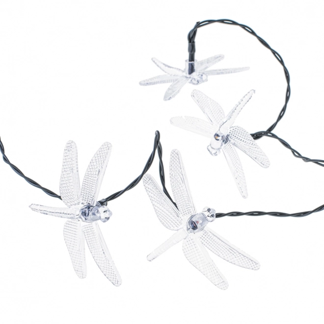 Zonnelichtslinger voor tuin 6,5 m 30 LED warm wit