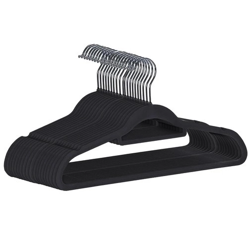 Kledinghanger 20 stuks - zwart Ruhhy 22536