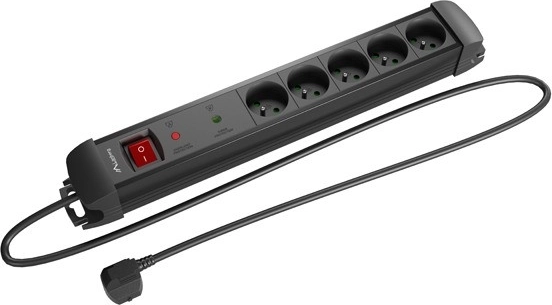 Voedingsstrook 3,0m 5x230 cz SP1-05E-0300-BK