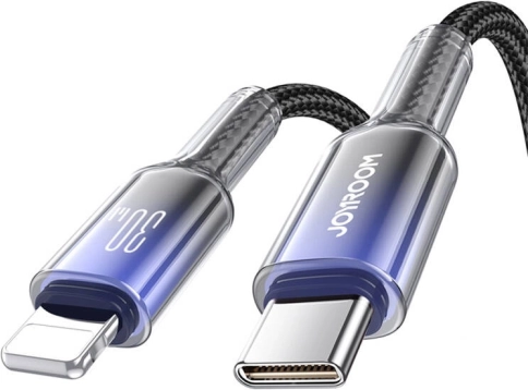 Joyroom kabel USB‑C naar Lightning 30 W, 1,2 m, zwart