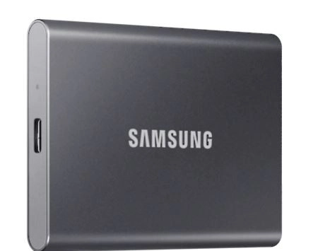 Draagbare SSD Samsung T7 2TB USB 3.2 Gen 2 grijs