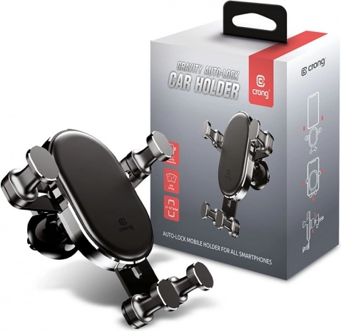 Gravitatie autotelefoonhouder 4,7–6,5″ met Auto-Lock