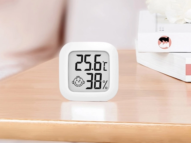 Digitale kamerthermometer en hygrometer