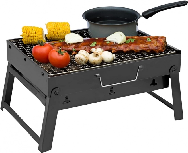 Draagbare inklapbare houtskoolbarbecue voor kamperen en BBQ
