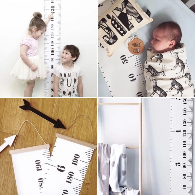Decoratieve groeimeter voor kinderen