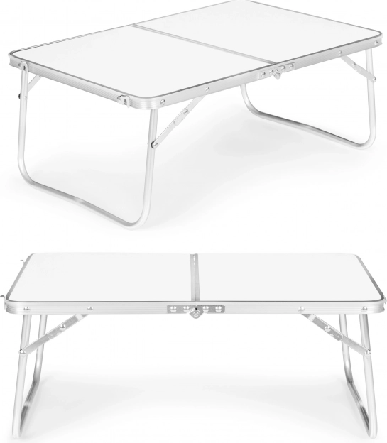 Opvouwbare kampeertafel 60 × 40 cm, wit MULTIGARDEN