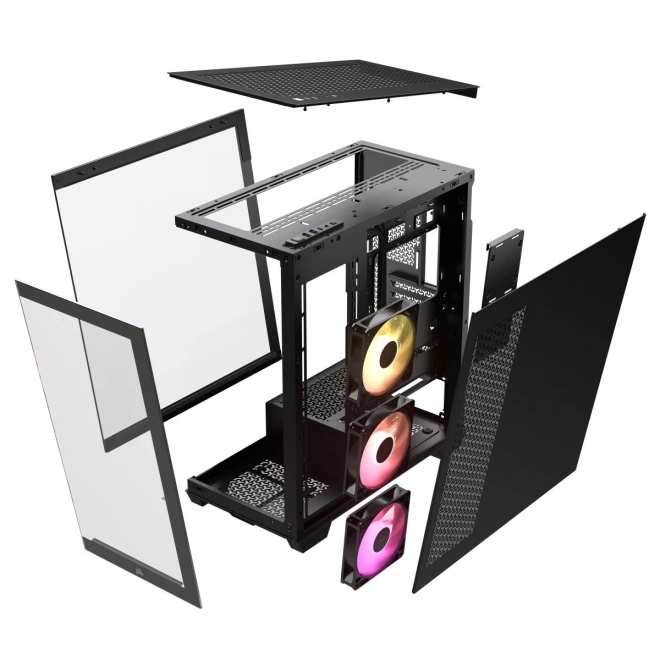 Computerbehuizing Mid-Tower 3500X ICUE LINK RGB TG zwart
