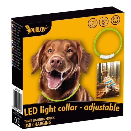 LED-verlichte halsband voor honden en katten
