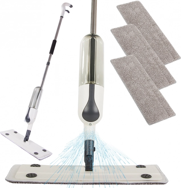 Microvezelmop met reservoir en sproeier
