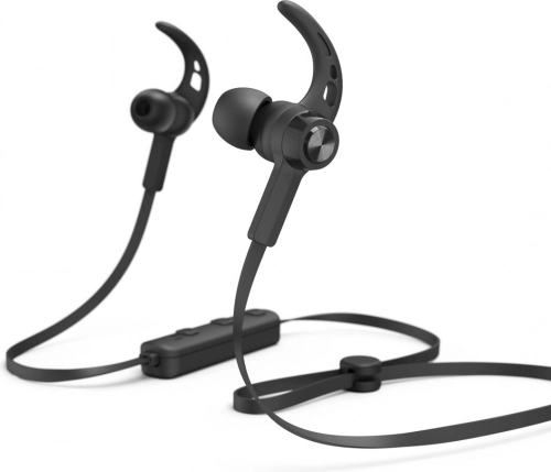 draadloze sport-oordopjes hama freedom run ii met microfoon – zwart