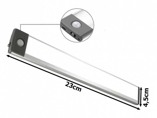 Usb lamp met bewegingssensor en dimfunctie 23 cm