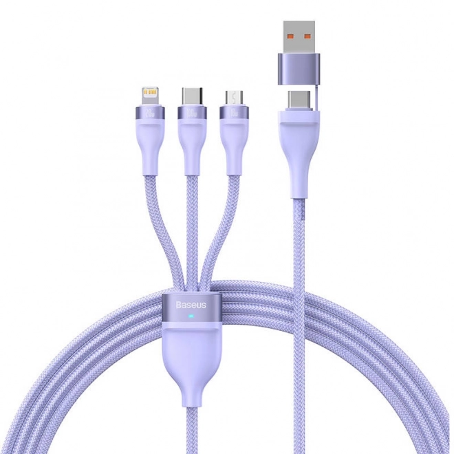 Kabel Baseus Flash Series 2v1 USB-C + micro USB + Lightning 100 W