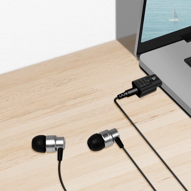 Audio-adapter USB-C/M naar 3,5 mm/F met DAC en EQ