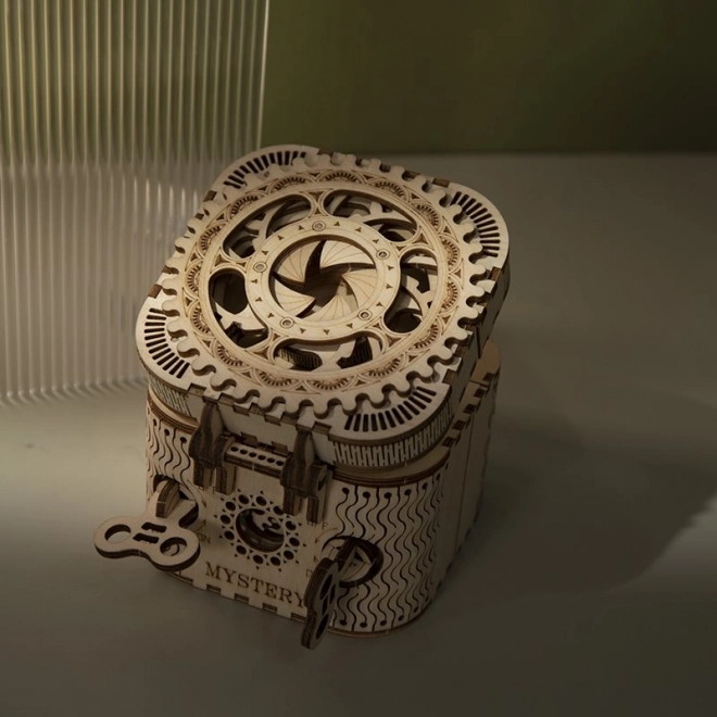 RoboTime 3D houten mechanische puzzel-sieradendoos