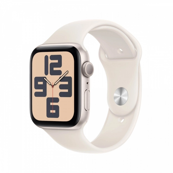 Apple Watch SE GPS 44mm aluminium kast met bandje, maat M/L