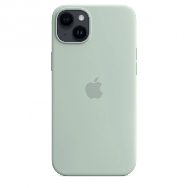 Siliconen hoesje met MagSafe voor iPhone 14 Plus - agave