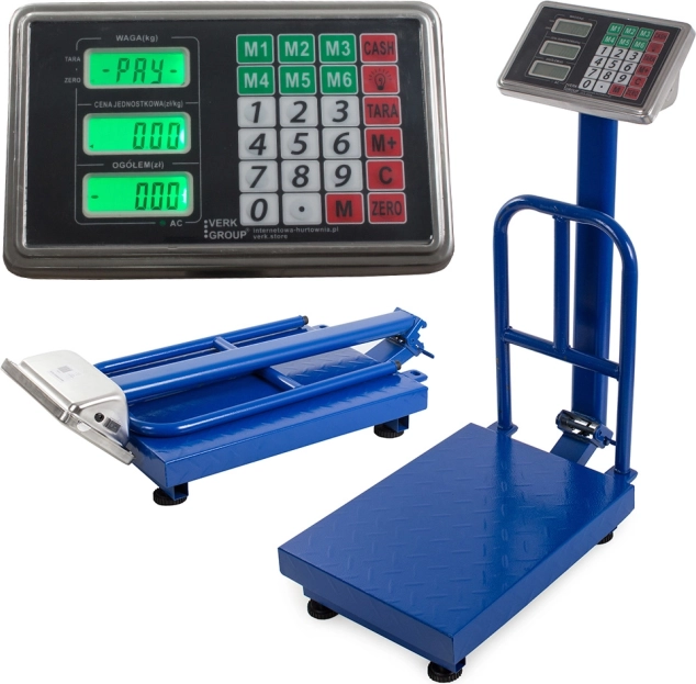 Elektronische weegschaal met LCD‑display tot 300 kg