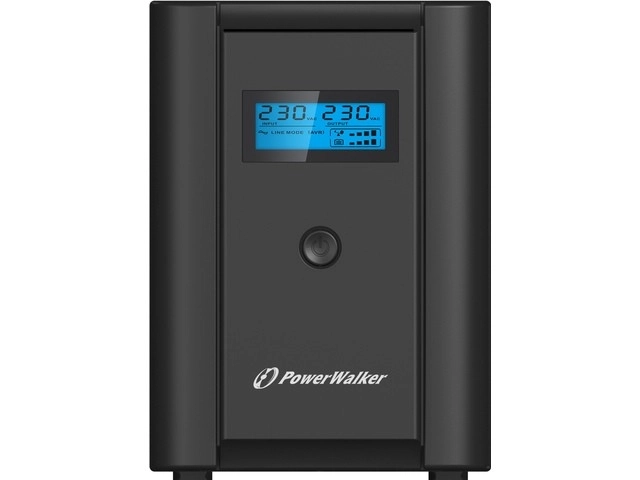 UPS Line-Interactive 2200VA met LCD en bescherming