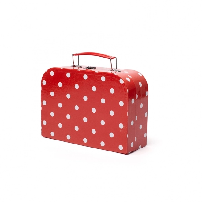 Bigjigs Toys Rode gestippelde theeset