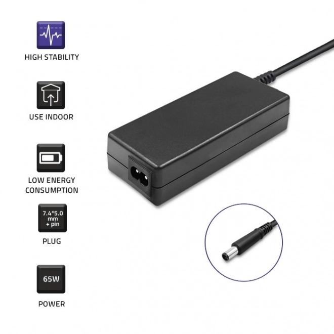 Adapter voor notebook Dell 65W 19.5V 3.34A