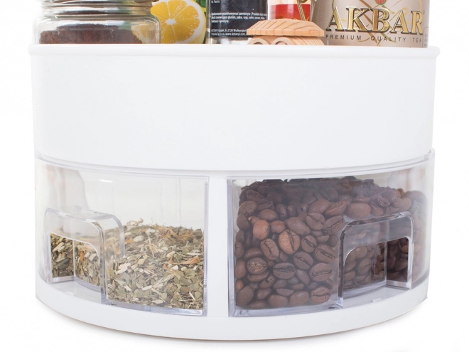 Draaibare organiser voor container in keukenkast