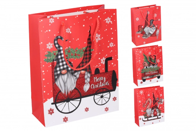 Cadeautas XS 14x17x7 cm Kerst