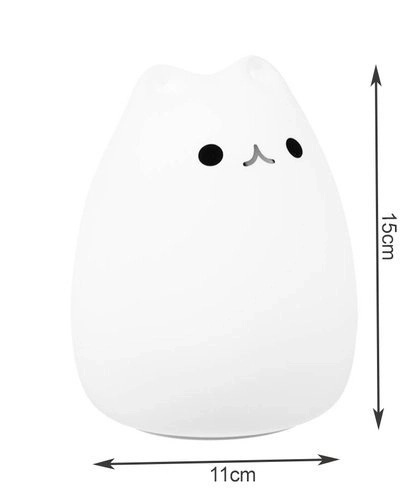 LED nacht lampje - kitten