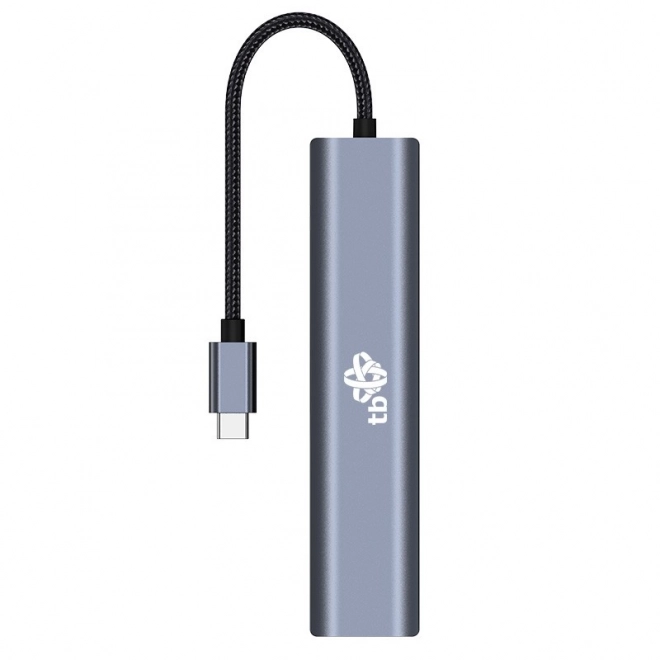 HUB USB-C adapter 6v1 - HDMI, 3x USB, PD, RJ-45