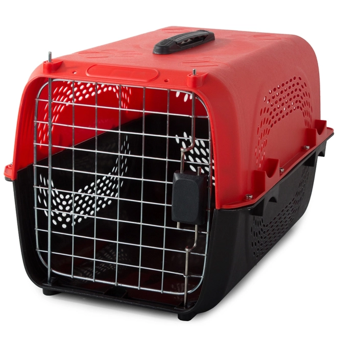 Draagbox voor huisdieren rood
