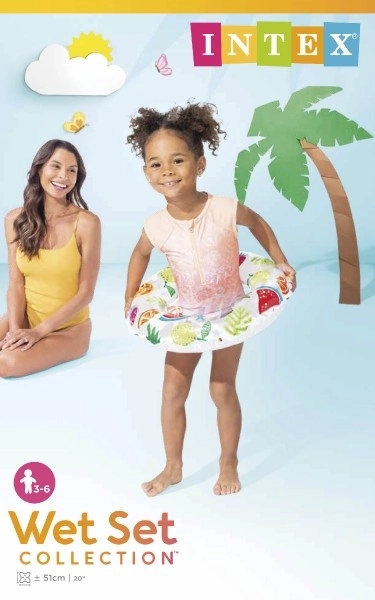 Opblaasbare zwemband voor kinderen met schattige motieven