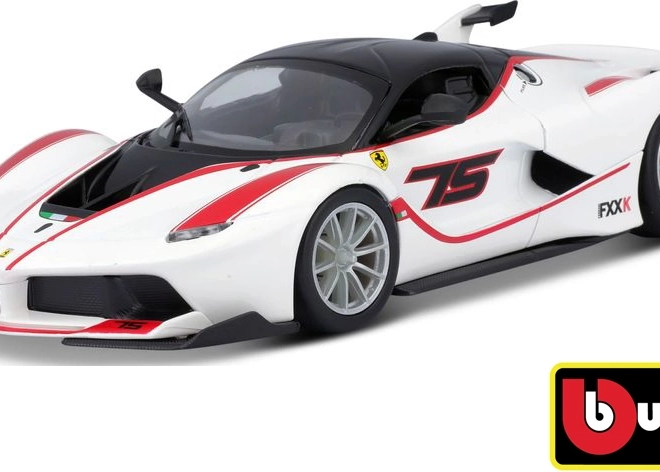 Bburago Ferrari Racing FXX K wit model 1:24