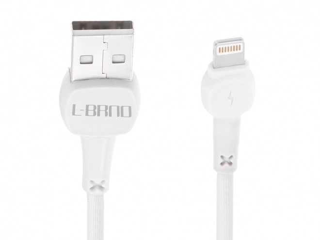 Witte sneloplaadkabel Lightning