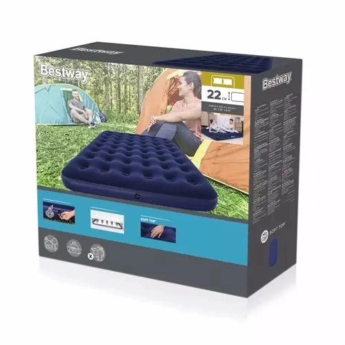 Tweepersoons velours luchtbed Bestway Pavillo