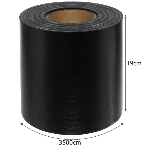 Hekkenband 19cmx35m 630g/m2 antraciet 23703