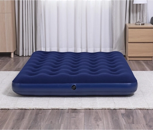 Geflockte, zachte toplaag voor comfortabel slapen