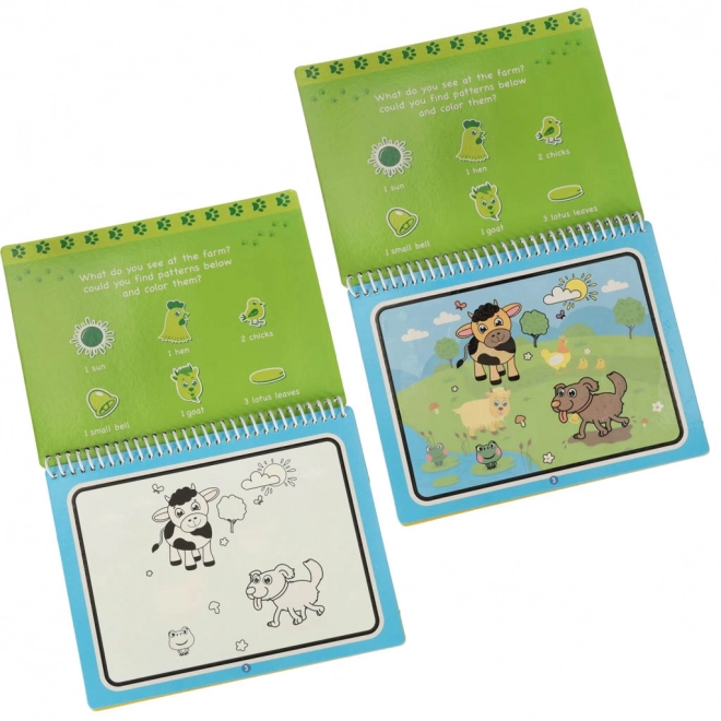 Waterkleurboek - boerderij