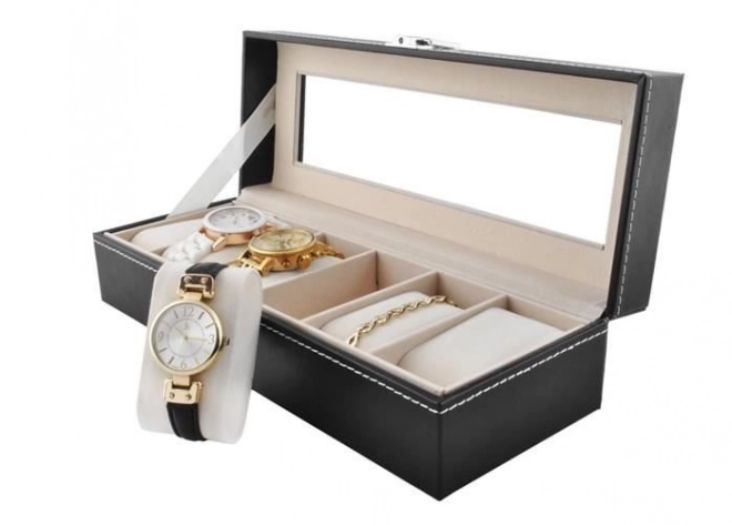 Organizer voor horloges 6 vakjes