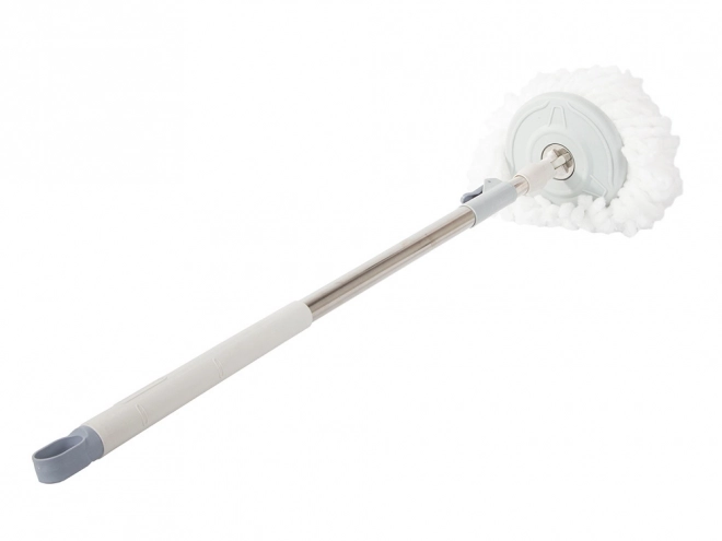 Roterende mop met emmer en microvezel pad