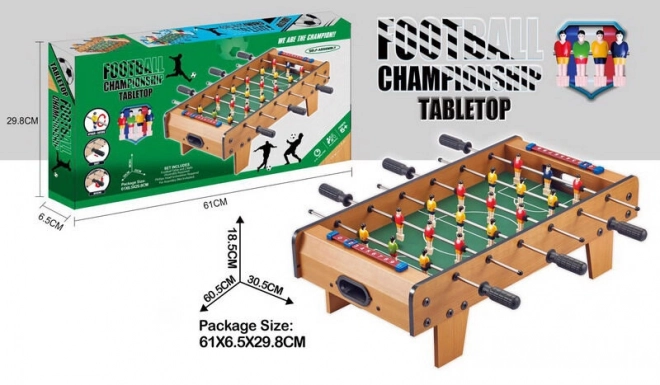 Houten tafelvoetbal